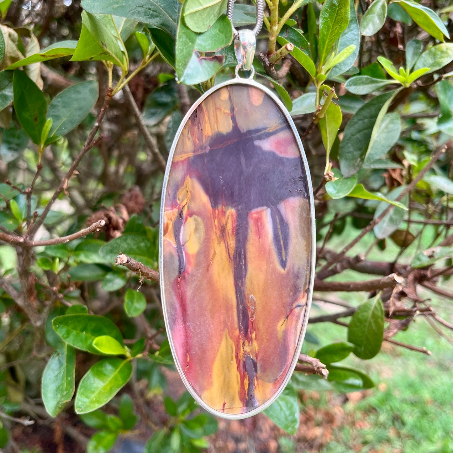 Mookaite – 5" Slab - Gemstone Pendant