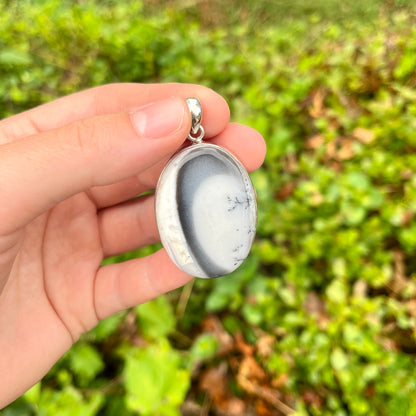 Dendritic Opal – 2" Slab - Gemstone Pendant