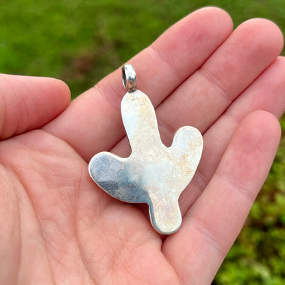 Turquoise + Red Coral – 2" - Southwestern Pendant