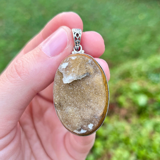 Druzy – 2" - Gemstone Pendant