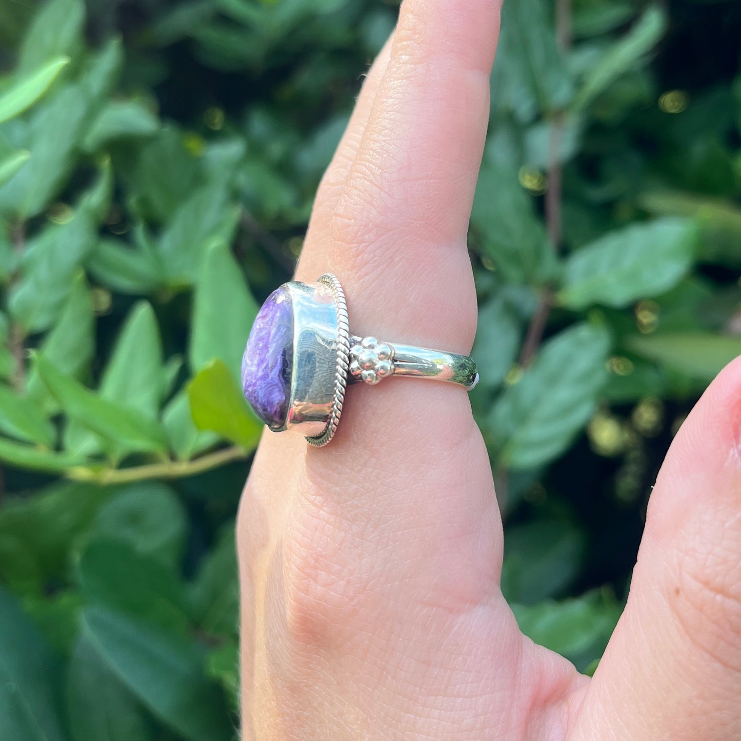 Charoite - Size 9 – Gemstone Ring