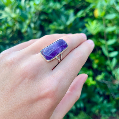 Amythest - Size 7.5 - Gemstone Ring