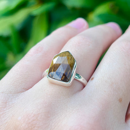 Tiger Eye - Size 7 – Gemstone Ring