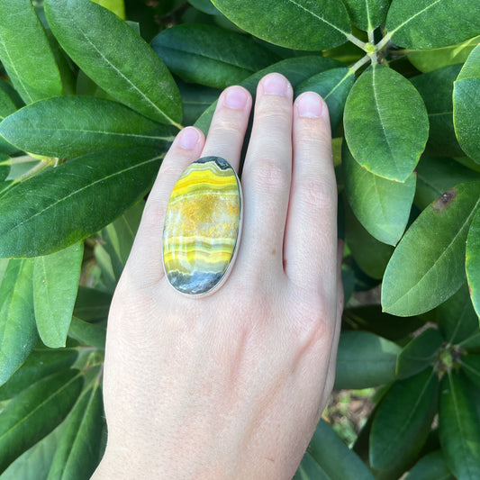 Bumblebee Jasper - Size 7.25 – Gemstone Ring