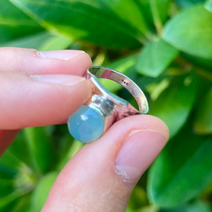 Blue Chalcedony - Size 7.25 – Gemstone Ring