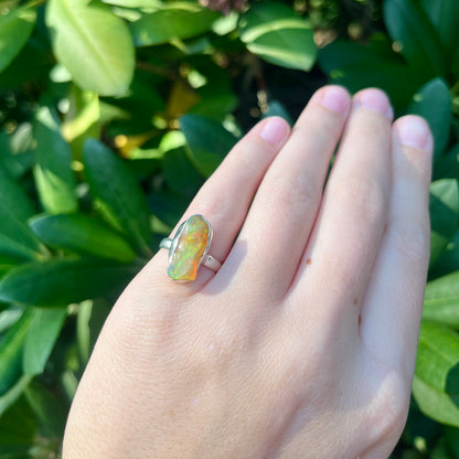 Raw Yellow Opal - Size 5.5 – Gemstone Ring