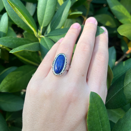 Lapis Lazuli- Size 7.5 – Gemstone Ring