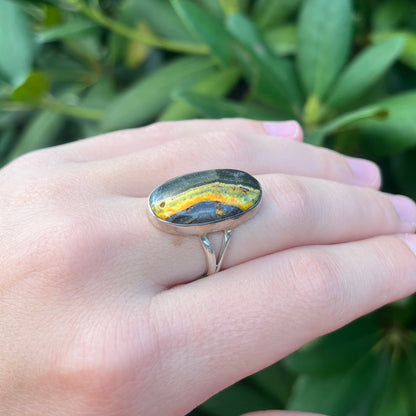 Bumblebee Jasper - Size 7.5 – Gemstone Ring