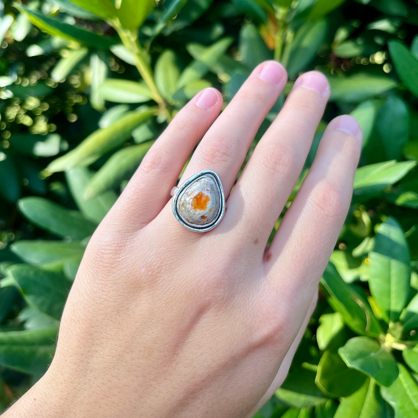 Fire Opal - Size 7 – Gemstone Ring