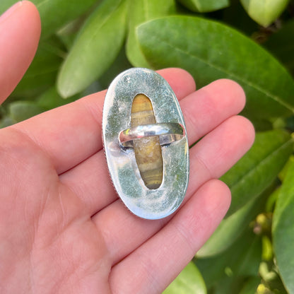 Bumblebee Jasper - Size 8.5 – Gemstone Ring