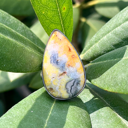 Bumblebee Jasper - Size 6.5 – Gemstone Ring