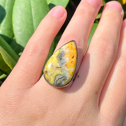 Bumblebee Jasper - Size 6.5 – Gemstone Ring