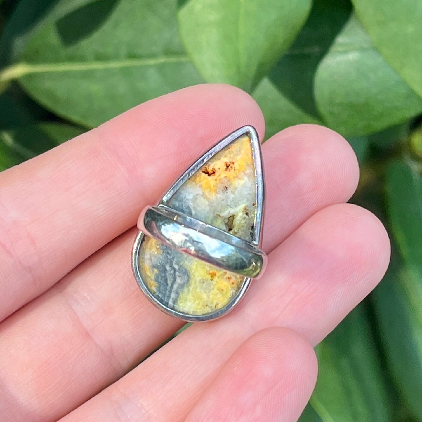 Bumblebee Jasper - Size 6.5 – Gemstone Ring