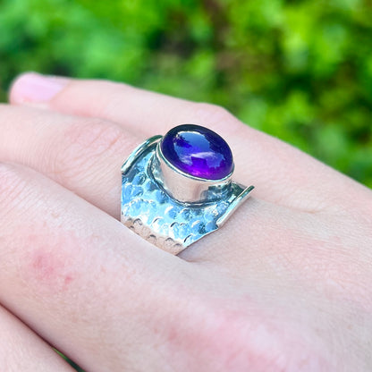 Amythest - Size 8.5 - Gemstone Ring