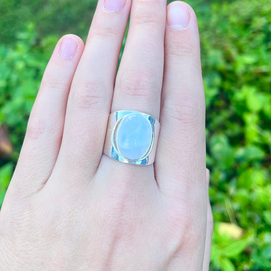 Moonstone - Size 8 - Gemstone Ring