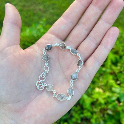 Herkimer Diamond - 7" - Gemstone Bracelet