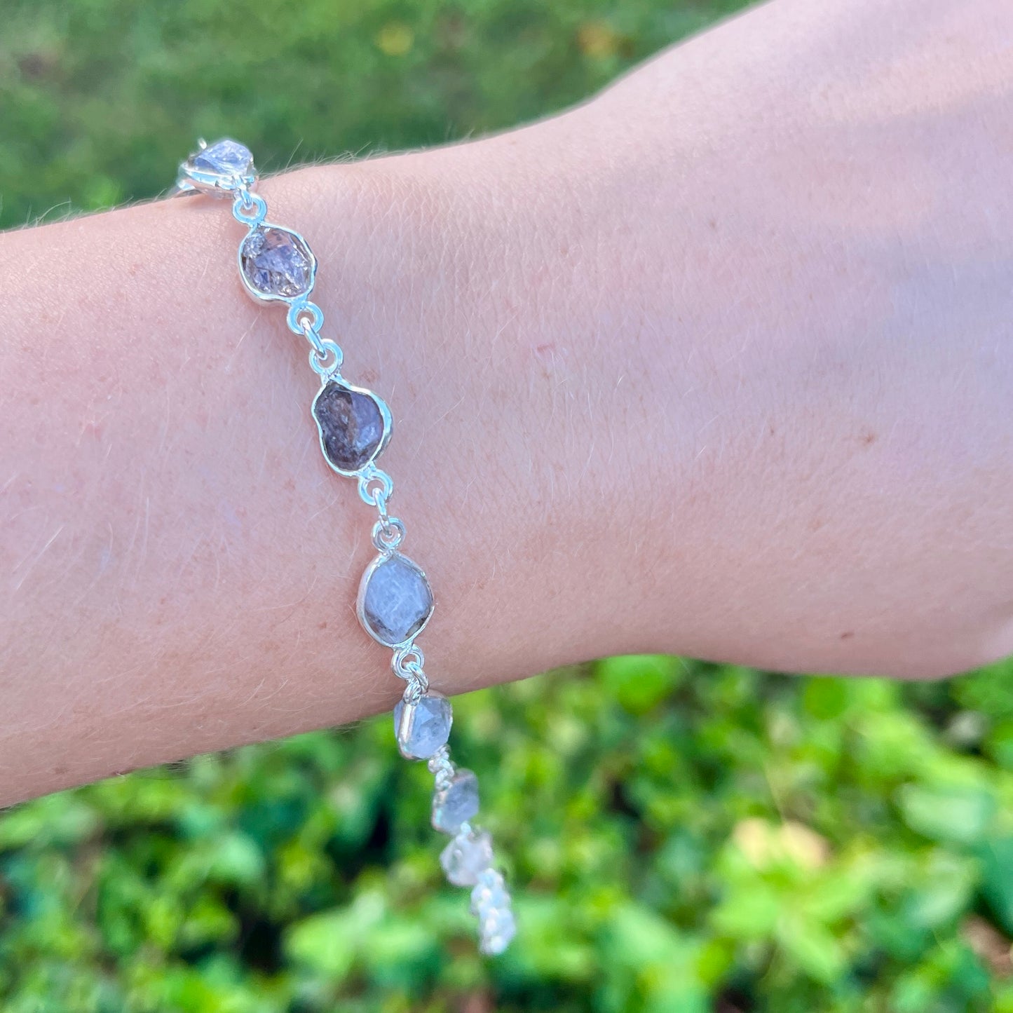 Herkimer Diamond - 7" - Gemstone Bracelet