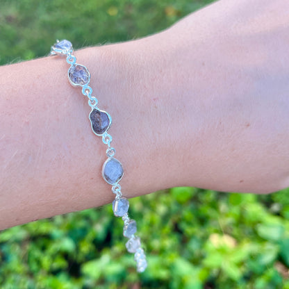 Herkimer Diamond - 7" - Gemstone Bracelet