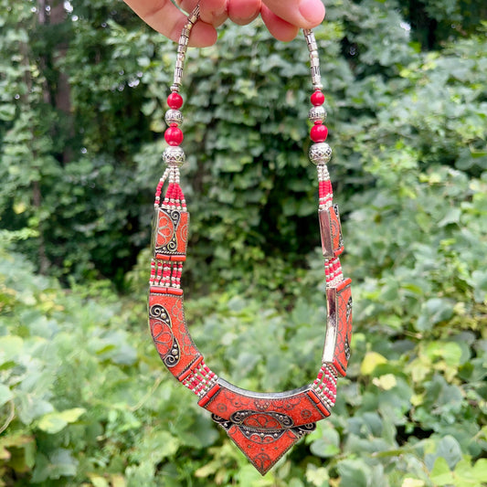 Tibetan Coral - 20" - Gemstone Necklace