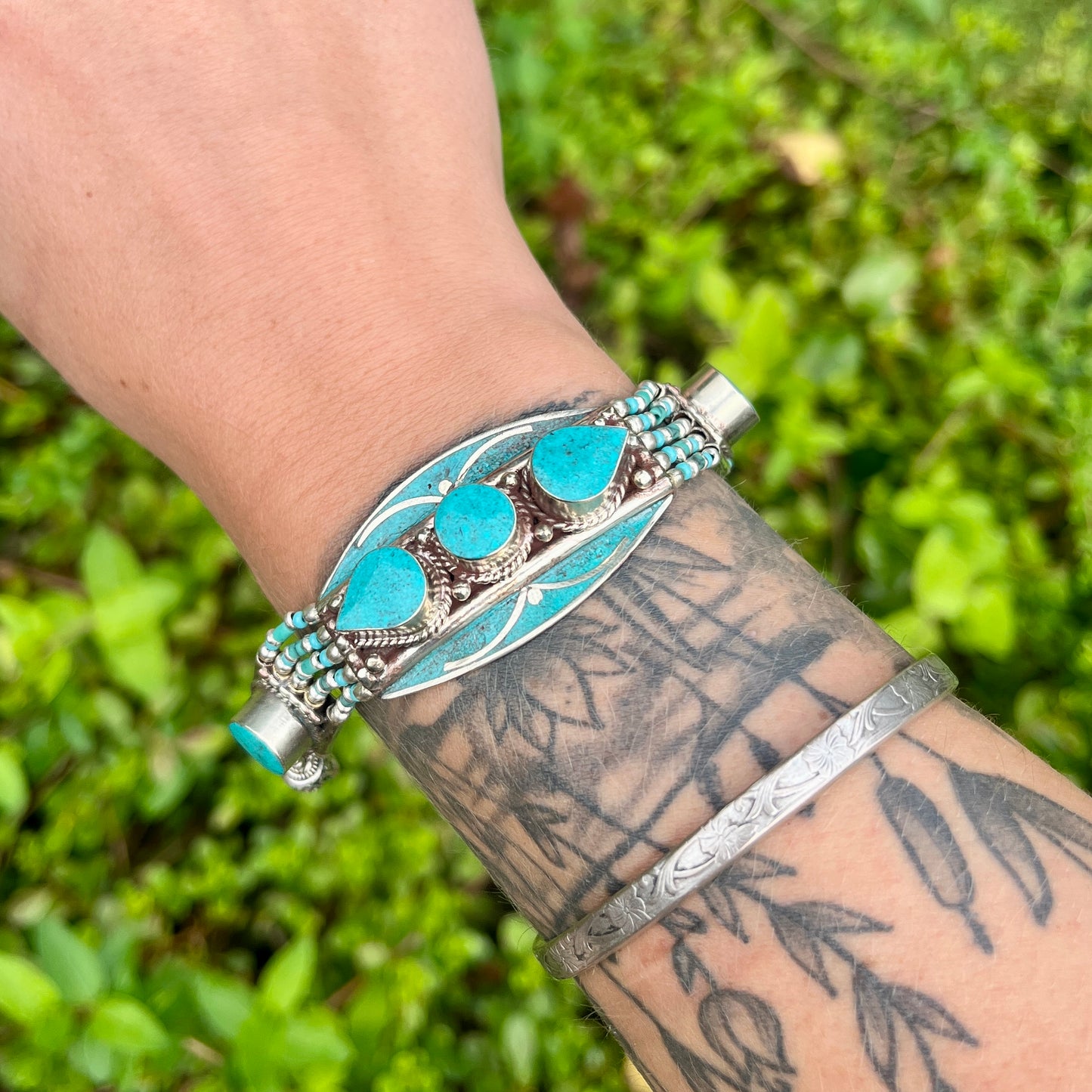 Tibetan Turquoise - 6.75" - Gemstone Bracelet