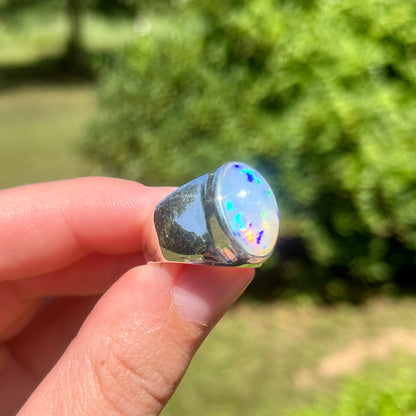 Ethiopian Opal - Size 6.75 - Gemstone Ring