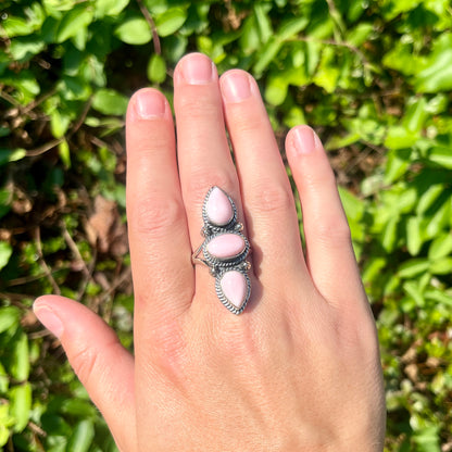 Pink Conch - Size 9 - Southwestern Ring