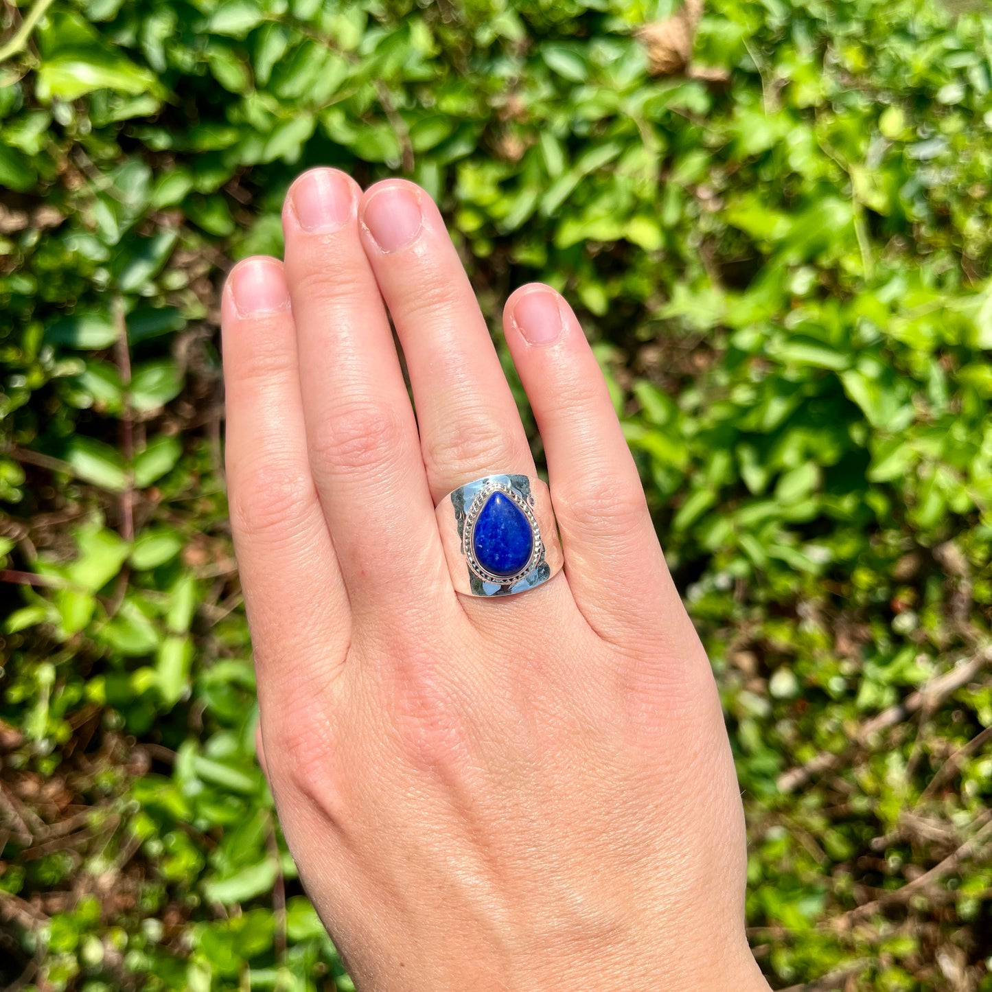 Lapis Lazuli - Size 8.5 - Gemstone Ring