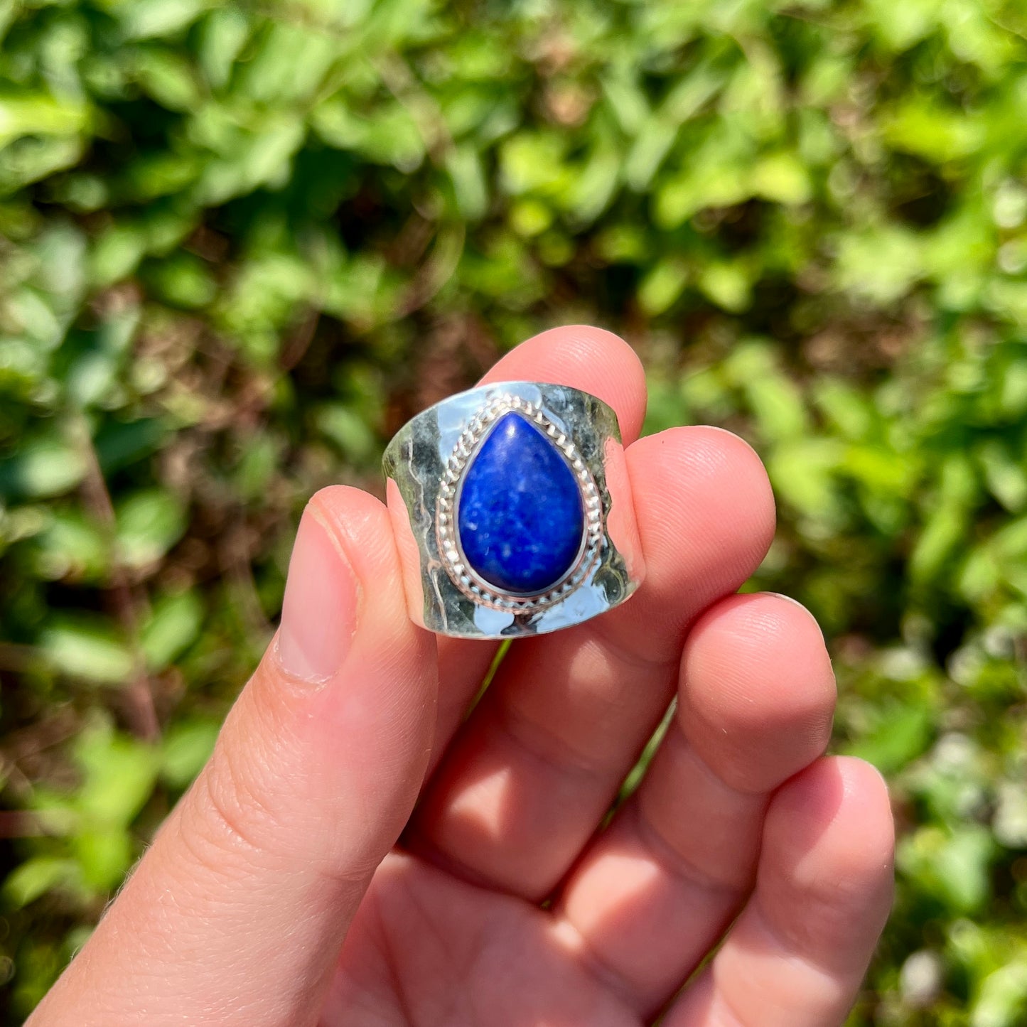 Lapis Lazuli - Size 8.5 - Gemstone Ring