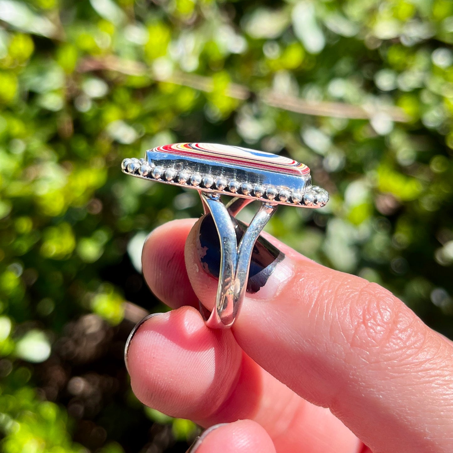 Fordite - Size 10 - Gemstone Ring