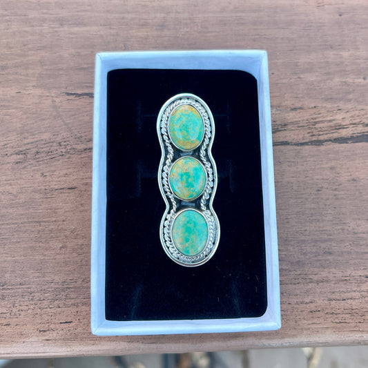 Royston Turquoise - Size 8 - Southwestern Ring