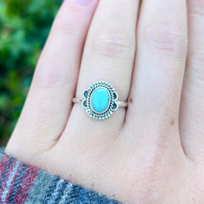 Robin's Egg Blue Turquoise - Size 6.5 - Southwestern Ring