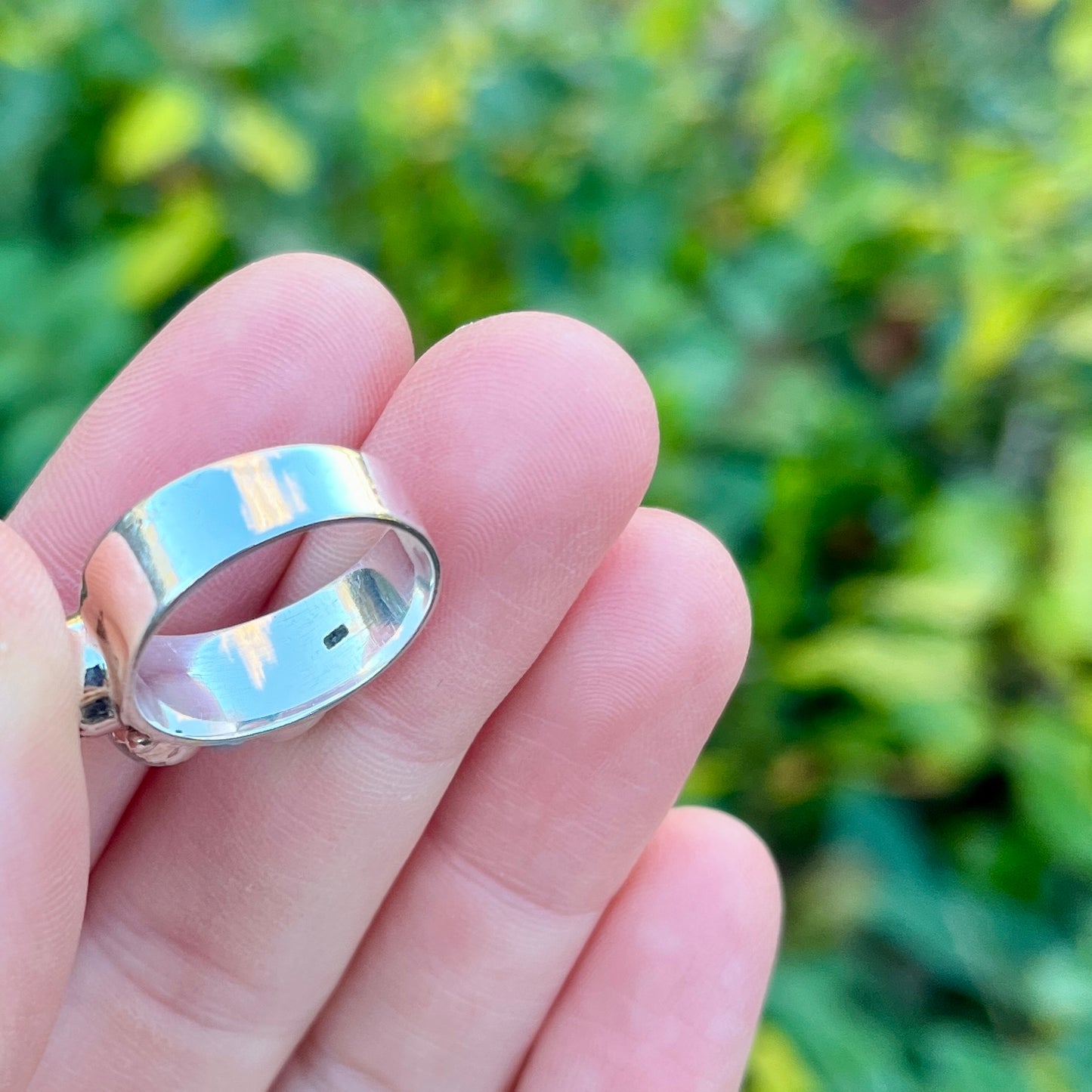 White Buffalo Turquoise - Size 7 - Southwestern Ring